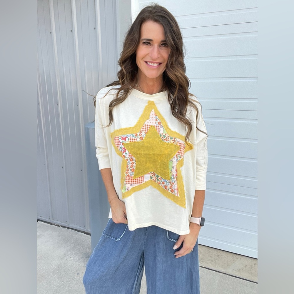 Women's Beautiful Star Loose Fit Top
